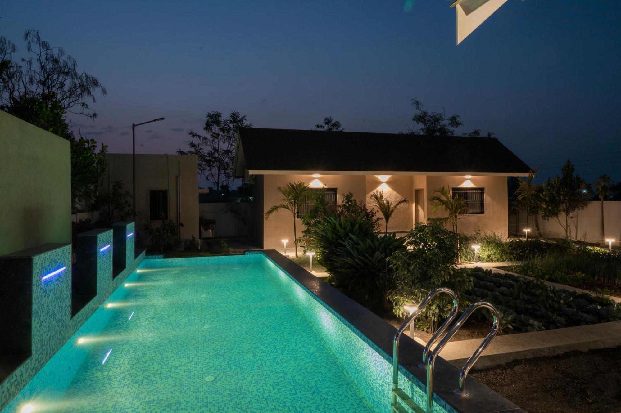 Saffronstays Eden, Nashik - Pet-Friendly Villa With Pool, Jacuzzi & Grape Farm Exteriör bild